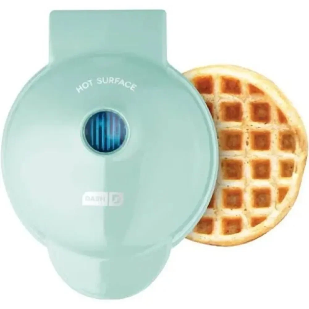 Aqua Mini Waffle Maker